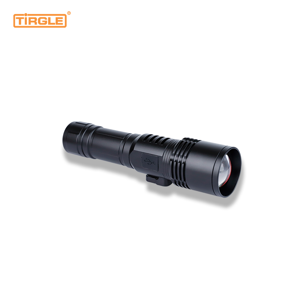 HL-5010Pro 3-luas solas oscailte cóimhiotal alúmanaim flashlightSábháilteacht casúr gearrthóir rópa fócas teileascópacha Cineál-C USB a mhuirearú go tapa chun fón póca Tóirse uiscedhíonach a mhuirearú