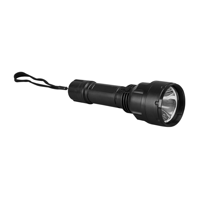 TL-S10 1LED 3W Am oibre iniompartha fada in-athluchtaithe ilfheidhmeach flashlight geal le ceallraí litiam ilfheidhm uiscedhíonach